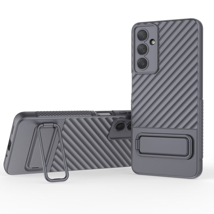 Wavy Texture TPU Phone Case with Lens Film, For Samsung Galaxy M54