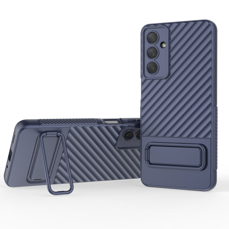 Wavy Texture TPU Phone Case with Lens Film, For Samsung Galaxy M54