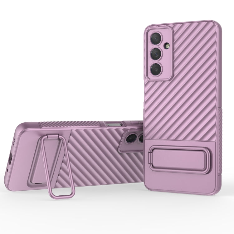 Wavy Texture TPU Phone Case with Lens Film, For Samsung Galaxy M54