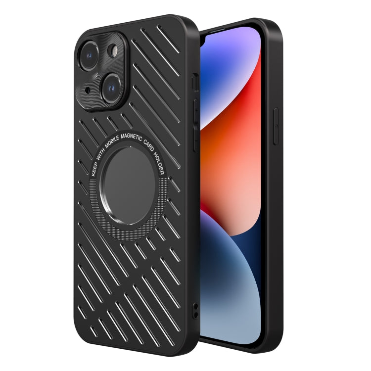 R-JUST RJ57 CD Pattern MagSafe Cooling Phone Case, For iPhone 14 Plus, For iPhone 14, For iPhone 14 Pro, For iPhone 14 Pro Max, For iPhone 13 Pro Max, For iPhone 13 Pro, For iPhone 13, For iPhone 12