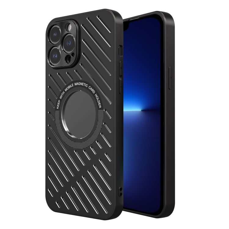 R-JUST RJ57 CD Pattern MagSafe Cooling Phone Case