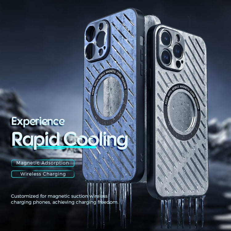 R-JUST RJ57 CD Pattern MagSafe Cooling Phone Case