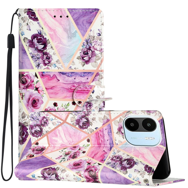 Colored Drawing Leather Phone Case