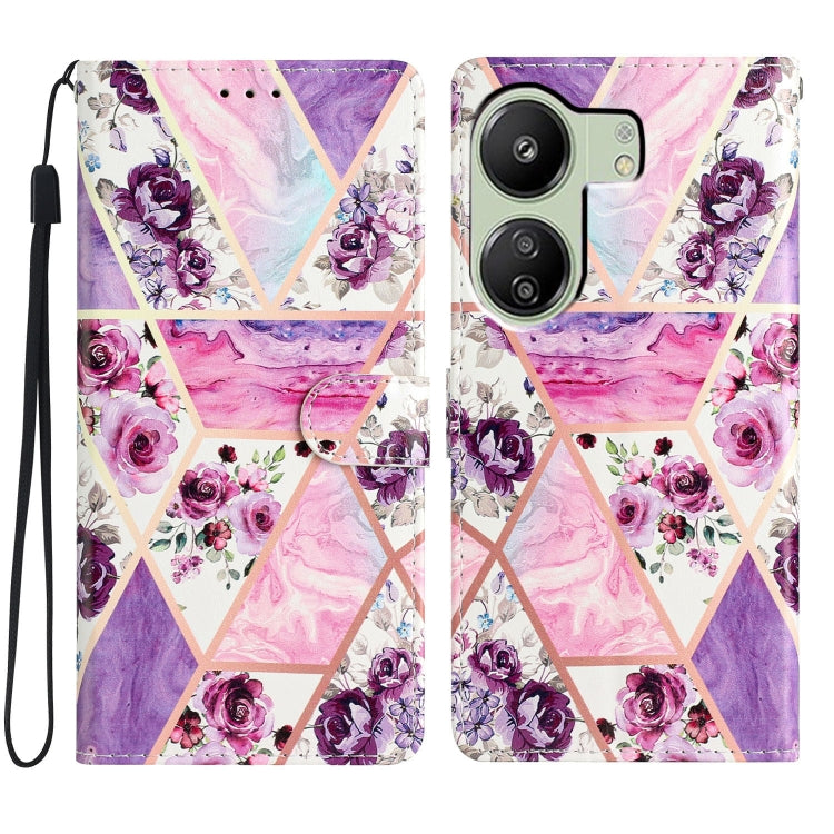 Colored Drawing Leather Phone Case