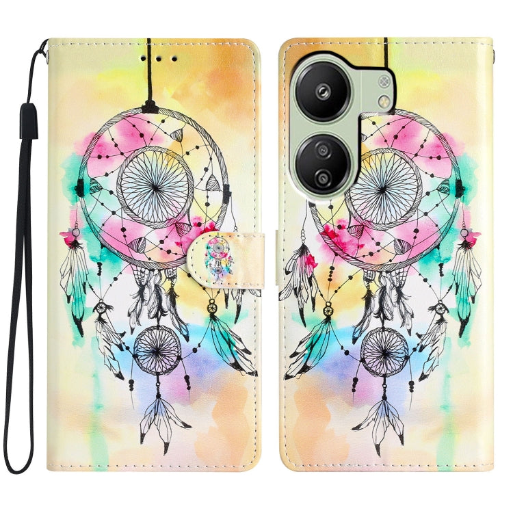 Colored Drawing Leather Phone Case