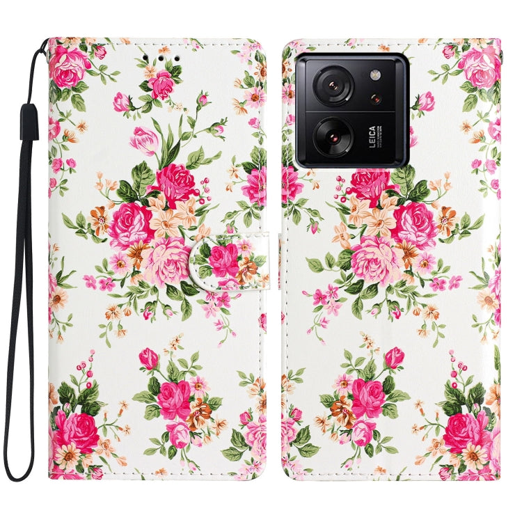 Colored Drawing Leather Phone Case