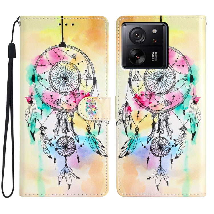 Colored Drawing Leather Phone Case