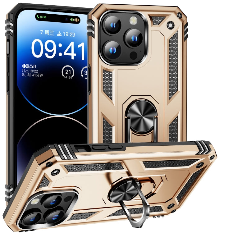 Shockproof TPU + PC Phone Case with Holder, For iPhone 15 Pro Max, For iPhone 15 Pro, For iPhone 15 Plus
