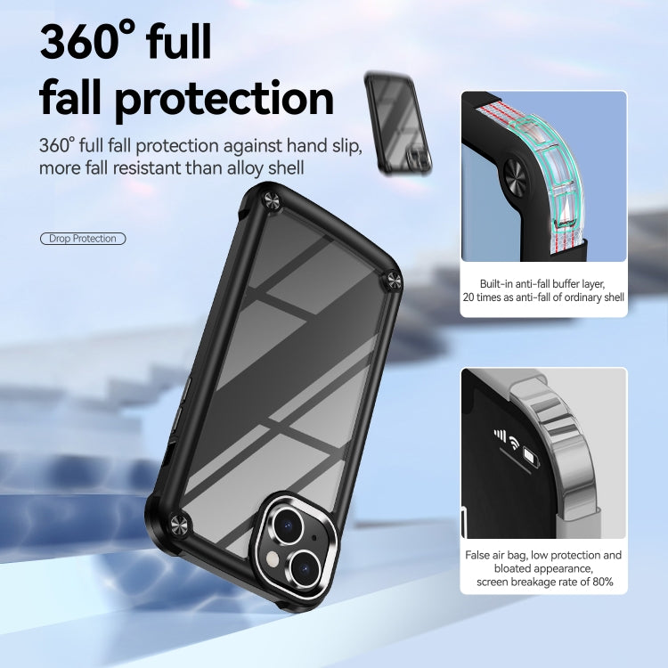 TPU + PC Lens Protection Phone Case, For iPhone 15