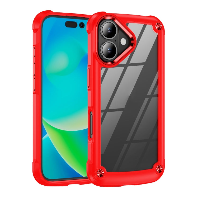 TPU + PC Lens Protection Phone Case, For iPhone 16e, For iPhone 16 Pro Max, For iPhone 16 Pro, For iPhone 16 Plus