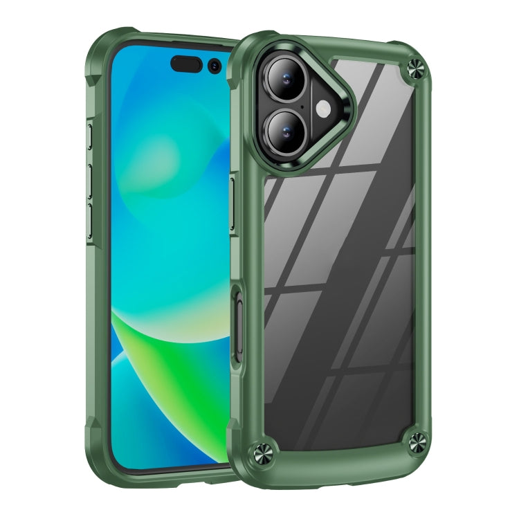 TPU + PC Lens Protection Phone Case, For iPhone 16e, For iPhone 16 Pro Max, For iPhone 16 Pro, For iPhone 16 Plus