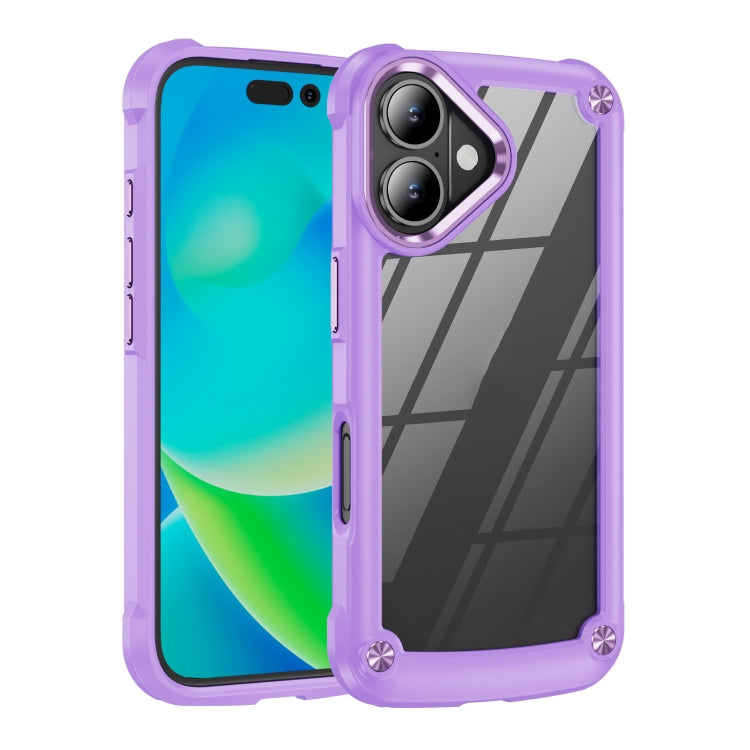 TPU + PC Lens Protection Phone Case, For iPhone 16e, For iPhone 16 Pro Max, For iPhone 16 Pro, For iPhone 16 Plus