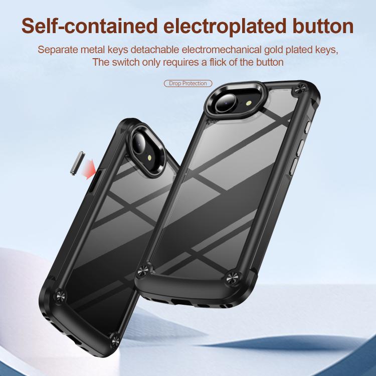 TPU + PC Lens Protection Phone Case, For iPhone 16e, For iPhone 16 Pro Max, For iPhone 16 Pro, For iPhone 16 Plus