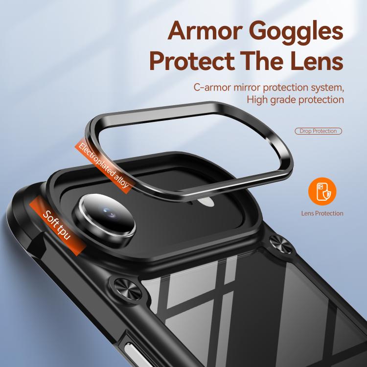TPU + PC Lens Protection Phone Case, For iPhone 16e, For iPhone 16 Pro Max, For iPhone 16 Pro, For iPhone 16 Plus