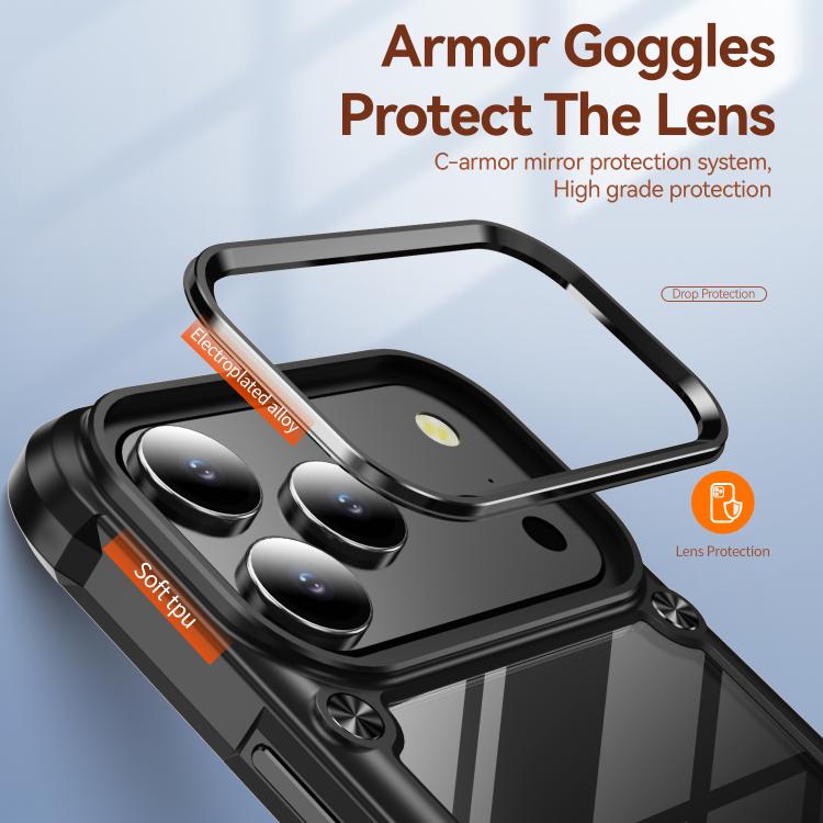 TPU + PC Lens Protection Phone Case, For iPhone 17 Pro Max, For iPhone 17 Pro, For iPhone 17, For iPhone 17 Air
