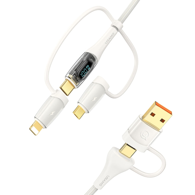 USAMS US-SJ616 PD 100W 6 in 1 Fast Charge Data Cable, Length: 1.2m