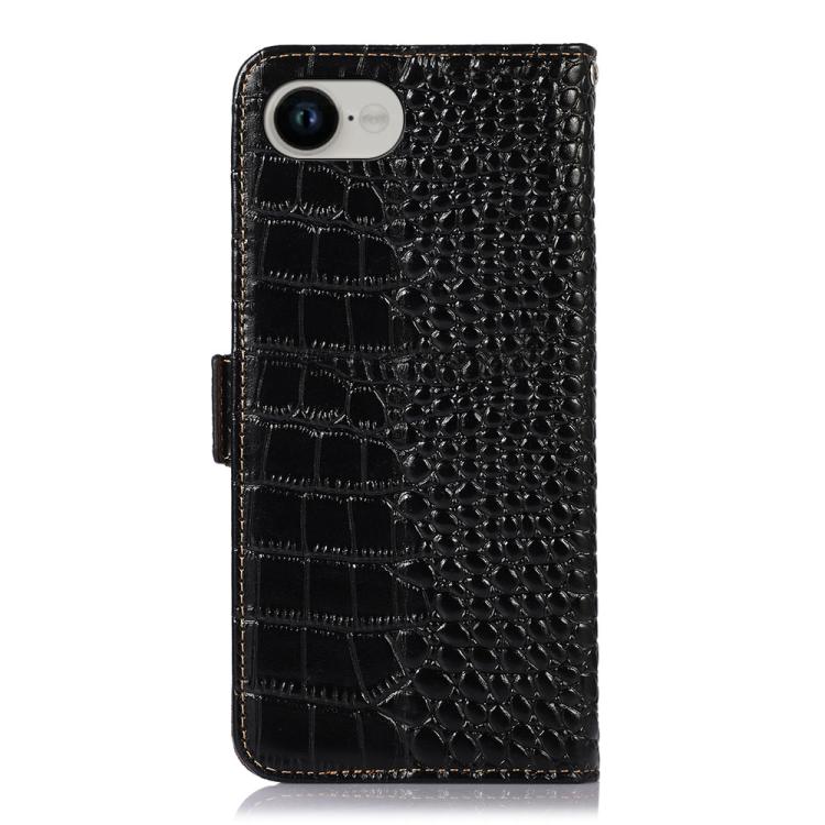 Crocodile Top Layer Cowhide Leather Phone Case, For iPhone 16e, For iPhone 16 Pro Max, For iPhone 16 Pro, For iPhone 16 Plus, For iPhone 16, For iPhone 15 Pro Max