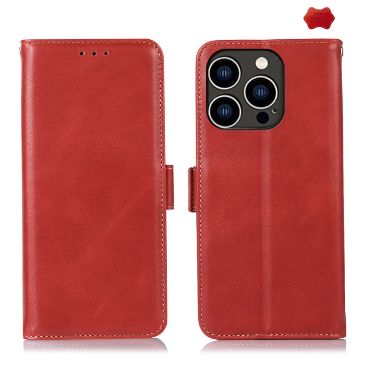 Crazy Horse Top Layer Cowhide Leather Phone Case, For iPhone 17 Pro Max, For iPhone 17 Pro, For iPhone 17, For iPhone 17 Air, For iPhone 16 Pro Max, For iPhone 16 Pro