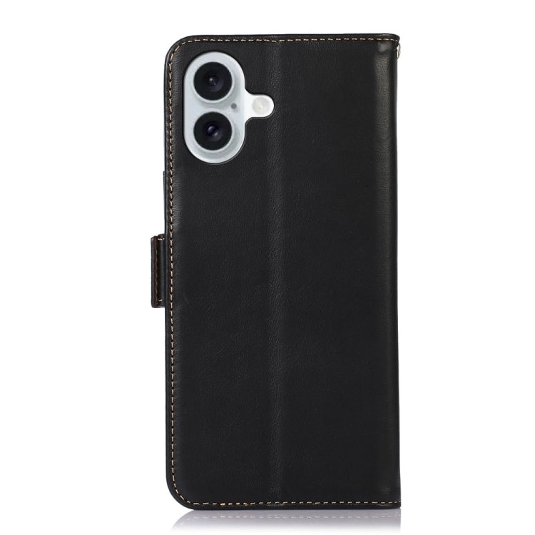 Crazy Horse Top Layer Cowhide Leather Phone Case, For iPhone 16 Plus, For iPhone 16, For iPhone 15 Pro Max, For iPhone 15 Pro, For iPhone 15 Plus, For iPhone 15