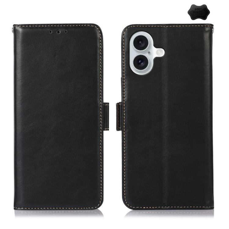 Crazy Horse Top Layer Cowhide Leather Phone Case, For iPhone 17 Pro Max, For iPhone 17 Pro, For iPhone 17, For iPhone 17 Air, For iPhone 16 Pro Max, For iPhone 16 Pro