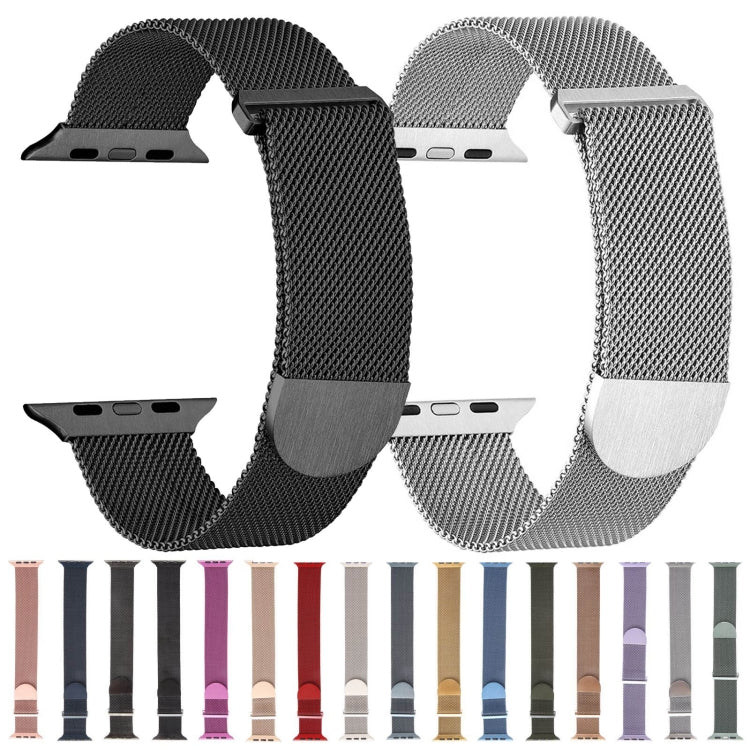 Milanese Metal Magnetic Watch Band, For Apple Watch SE 2023 40mm