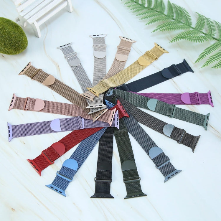 Milanese Metal Magnetic Watch Band, For Apple Watch SE 2022 44mm