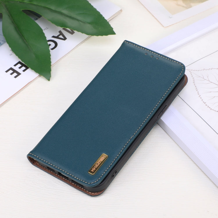 KHAZNEH Nappa Top Layer Cowhide Leather Phone Case, For iPhone 15 Pro, For iPhone 15 Plus, For iPhone 15
