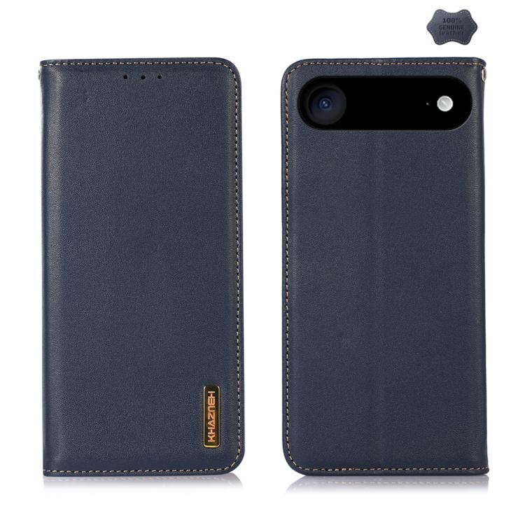 KHAZNEH Nappa Top Layer Cowhide Leather Phone Case, For iPhone 16e, For iPhone 16 Pro Max, For iPhone 16 Pro, For iPhone 16 Plus, For iPhone 16, For iPhone 15 Pro Max