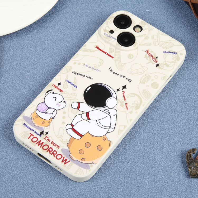 Astronaut Pattern Frosted TPU Phone Case, For iPhone 14 Plus, For iPhone 14, For iPhone 14 Pro, For iPhone 14 Pro Max, For iPhone SE 2022 / SE 2020 / 8 / 7, For iPhone 13 Pro Max, For iPhone 13 Pro, For iPhone 13