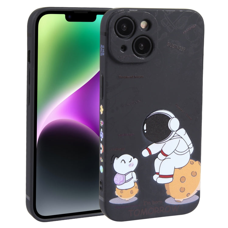 Astronaut Pattern Frosted TPU Phone Case, For iPhone 14 Plus, For iPhone 14, For iPhone 14 Pro, For iPhone 14 Pro Max, For iPhone SE 2022 / SE 2020 / 8 / 7, For iPhone 13 Pro Max, For iPhone 13 Pro, For iPhone 13