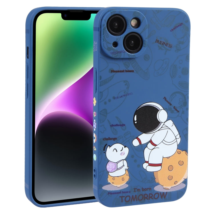 Astronaut Pattern Frosted TPU Phone Case, For iPhone 14 Plus, For iPhone 14, For iPhone 14 Pro, For iPhone 14 Pro Max, For iPhone SE 2022 / SE 2020 / 8 / 7, For iPhone 13 Pro Max, For iPhone 13 Pro, For iPhone 13