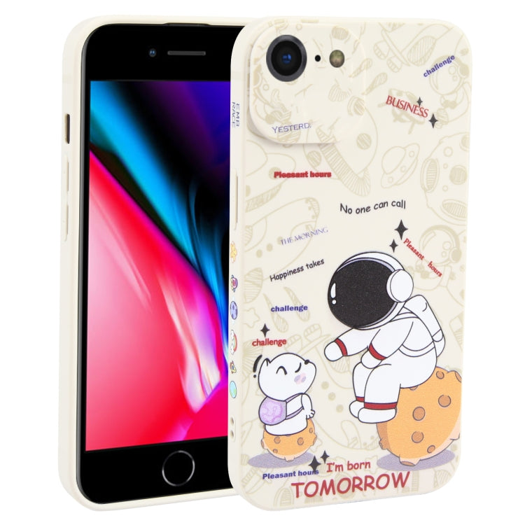 Astronaut Pattern Frosted TPU Phone Case, For iPhone 14 Plus, For iPhone 14, For iPhone 14 Pro, For iPhone 14 Pro Max, For iPhone SE 2022 / SE 2020 / 8 / 7, For iPhone 13 Pro Max, For iPhone 13 Pro, For iPhone 13