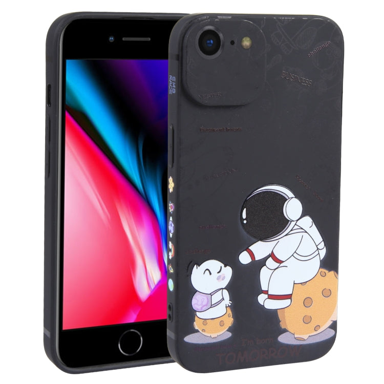Astronaut Pattern Frosted TPU Phone Case, For iPhone 14 Plus, For iPhone 14, For iPhone 14 Pro, For iPhone 14 Pro Max, For iPhone SE 2022 / SE 2020 / 8 / 7, For iPhone 13 Pro Max, For iPhone 13 Pro, For iPhone 13
