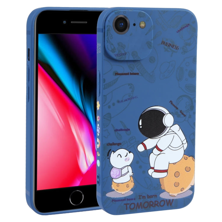 Astronaut Pattern Frosted TPU Phone Case, For iPhone 14 Plus, For iPhone 14, For iPhone 14 Pro, For iPhone 14 Pro Max, For iPhone SE 2022 / SE 2020 / 8 / 7, For iPhone 13 Pro Max, For iPhone 13 Pro, For iPhone 13