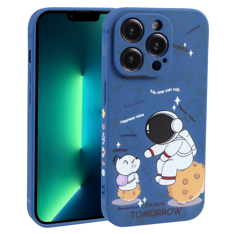 Astronaut Pattern Frosted TPU Phone Case, For iPhone 14 Plus, For iPhone 14, For iPhone 14 Pro, For iPhone 14 Pro Max, For iPhone SE 2022 / SE 2020 / 8 / 7, For iPhone 13 Pro Max, For iPhone 13 Pro, For iPhone 13