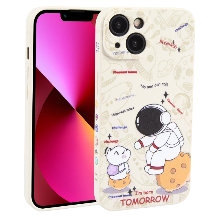 Astronaut Pattern Frosted TPU Phone Case, For iPhone 14 Plus, For iPhone 14, For iPhone 14 Pro, For iPhone 14 Pro Max, For iPhone SE 2022 / SE 2020 / 8 / 7, For iPhone 13 Pro Max, For iPhone 13 Pro, For iPhone 13