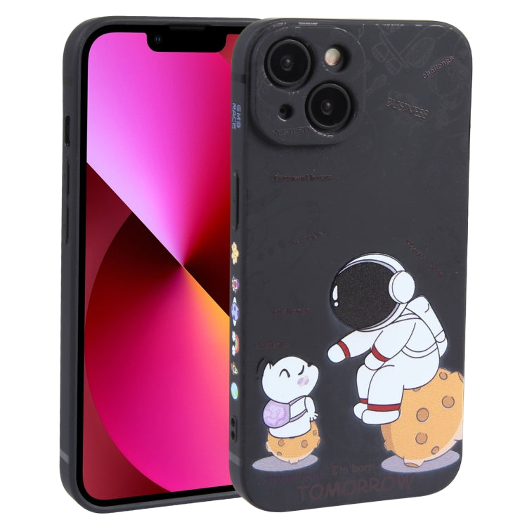 Astronaut Pattern Frosted TPU Phone Case, For iPhone 14 Plus, For iPhone 14, For iPhone 14 Pro, For iPhone 14 Pro Max, For iPhone SE 2022 / SE 2020 / 8 / 7, For iPhone 13 Pro Max, For iPhone 13 Pro, For iPhone 13