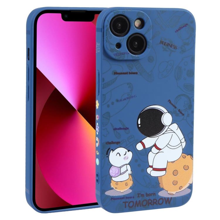 Astronaut Pattern Frosted TPU Phone Case, For iPhone 14 Plus, For iPhone 14, For iPhone 14 Pro, For iPhone 14 Pro Max, For iPhone SE 2022 / SE 2020 / 8 / 7, For iPhone 13 Pro Max, For iPhone 13 Pro, For iPhone 13