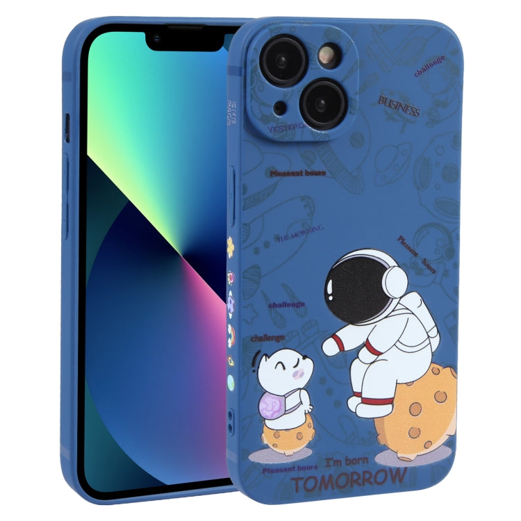 Astronaut Pattern Frosted TPU Phone Case, For iPhone 13 mini, For iPhone 12, For iPhone 12 Pro Max, For iPhone 12 Pro, For iPhone 12 mini, For iPhone 11 Pro Max, For iPhone 11, For iPhone 11 Pro