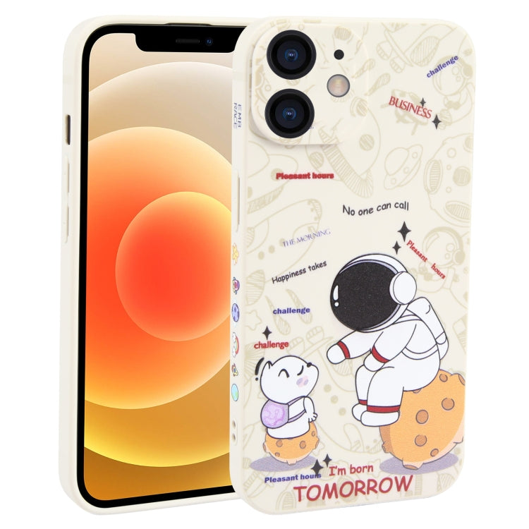 Astronaut Pattern Frosted TPU Phone Case, For iPhone 13 mini, For iPhone 12, For iPhone 12 Pro Max, For iPhone 12 Pro, For iPhone 12 mini, For iPhone 11 Pro Max, For iPhone 11, For iPhone 11 Pro
