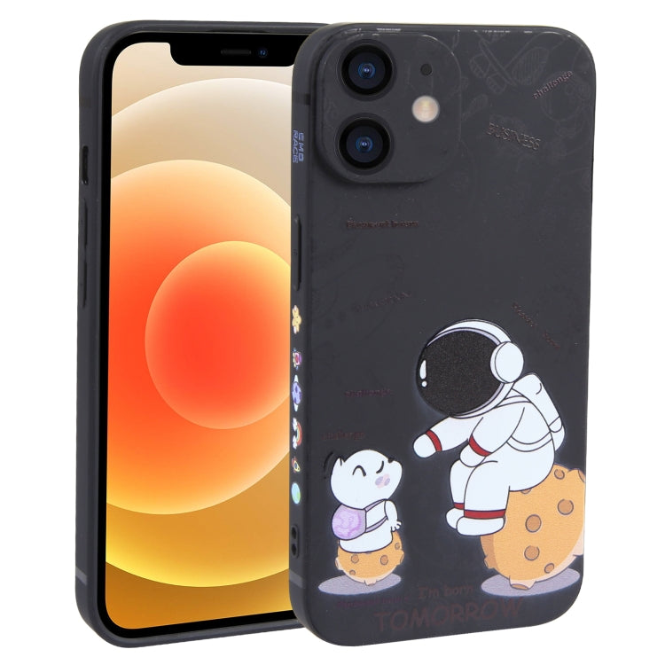 Astronaut Pattern Frosted TPU Phone Case, For iPhone 13 mini, For iPhone 12, For iPhone 12 Pro Max, For iPhone 12 Pro, For iPhone 12 mini, For iPhone 11 Pro Max, For iPhone 11, For iPhone 11 Pro