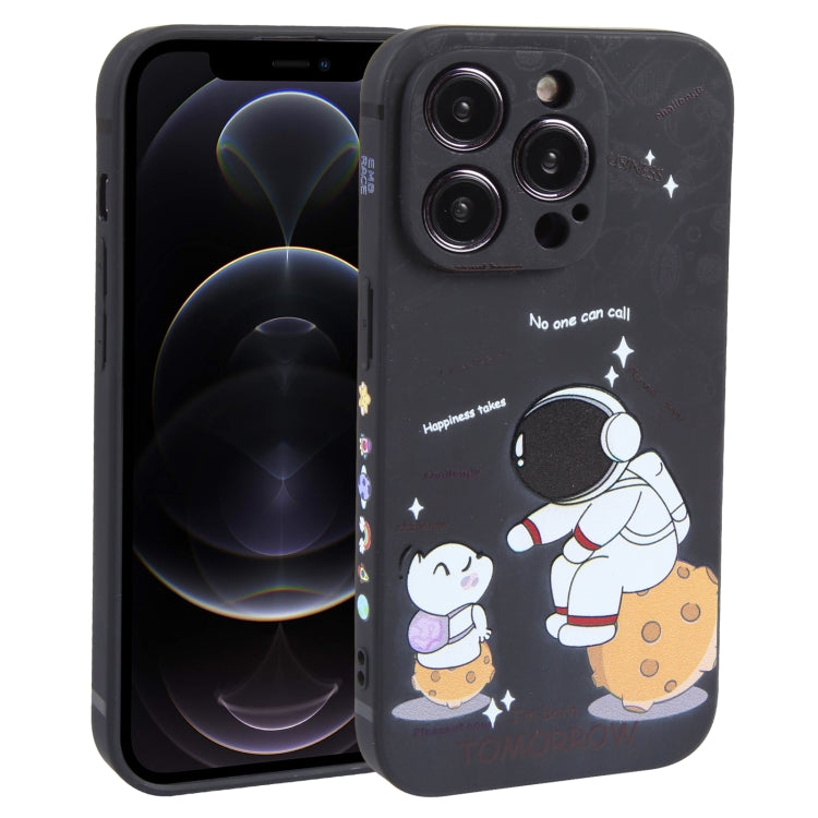 Astronaut Pattern Frosted TPU Phone Case, For iPhone 13 mini, For iPhone 12, For iPhone 12 Pro Max, For iPhone 12 Pro, For iPhone 12 mini, For iPhone 11 Pro Max, For iPhone 11, For iPhone 11 Pro