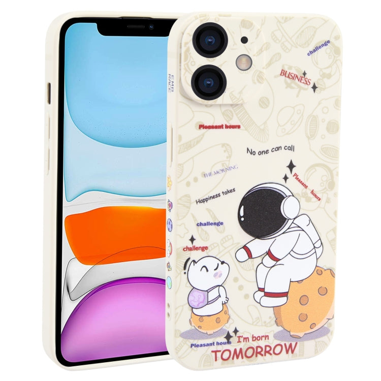 Astronaut Pattern Frosted TPU Phone Case, For iPhone 13 mini, For iPhone 12, For iPhone 12 Pro Max, For iPhone 12 Pro, For iPhone 12 mini, For iPhone 11 Pro Max, For iPhone 11, For iPhone 11 Pro