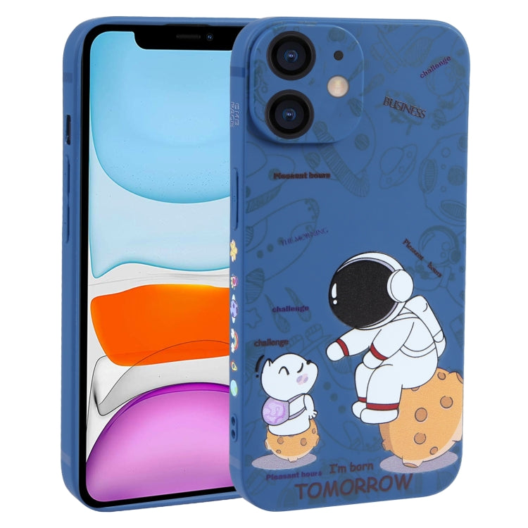 Astronaut Pattern Frosted TPU Phone Case, For iPhone 13 mini, For iPhone 12, For iPhone 12 Pro Max, For iPhone 12 Pro, For iPhone 12 mini, For iPhone 11 Pro Max, For iPhone 11, For iPhone 11 Pro