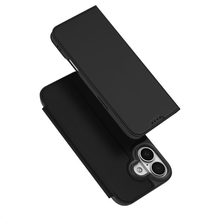 Étui à rabat en cuir DUX DUCIS Skin Pro Series pour iPhone 16 Pro Max, iPhone 16 Pro, iPhone 16 Plus, iPhone 16, iPhone 16e, iPhone 15 Pro Max, iPhone 15 Pro