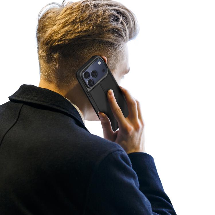 Étui à rabat en cuir DUX DUCIS Skin Pro Series pour iPhone 16 Pro Max, iPhone 16 Pro, iPhone 16 Plus, iPhone 16, iPhone 16e, iPhone 15 Pro Max, iPhone 15 Pro