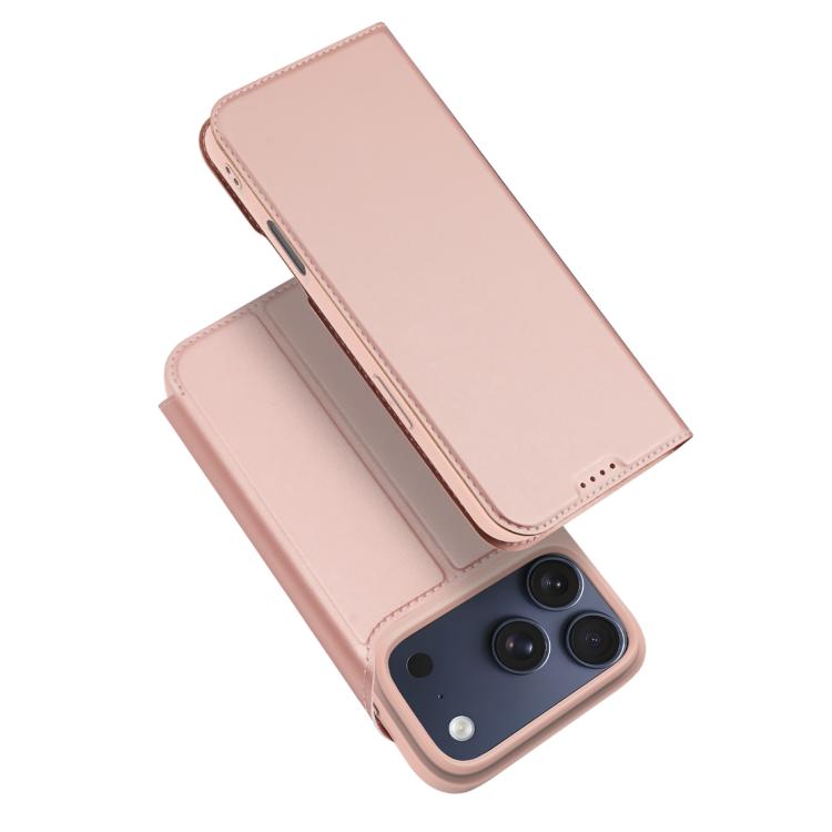 Étui à rabat en cuir DUX DUCIS Skin Pro Series pour iPhone 16 Pro Max, iPhone 16 Pro, iPhone 16 Plus, iPhone 16, iPhone 16e, iPhone 15 Pro Max, iPhone 15 Pro