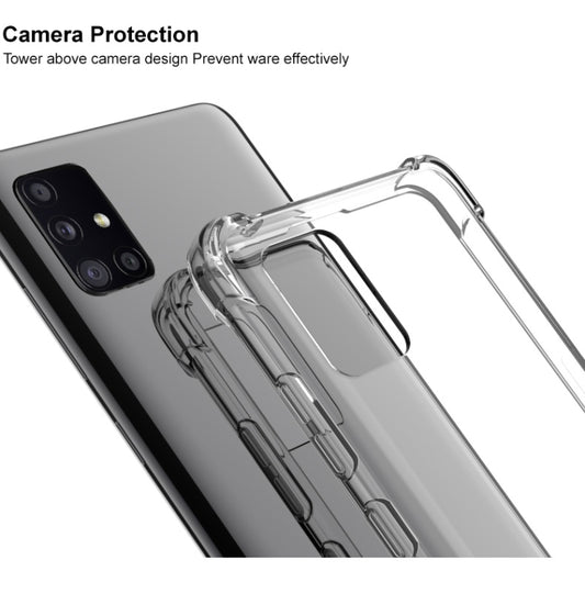 Slim-fit transparent coverage case preventing scratches on Huawei Nova 7 5G
