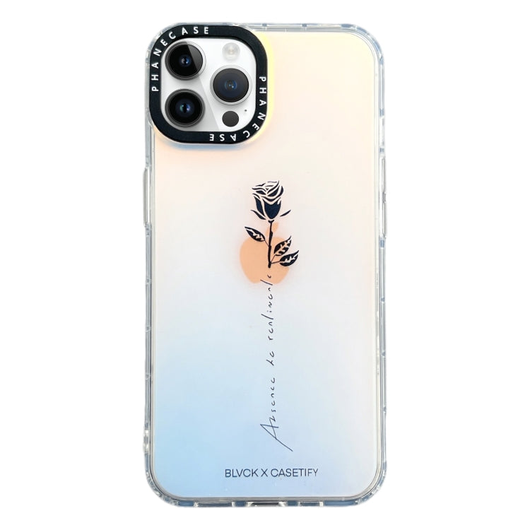 Double-sided Film Print Rose Phone Case, For iPhone 14 Plus, For iPhone 14, For iPhone 14 Pro, For iPhone 14 Pro Max, For iPhone 13 Pro Max, For iPhone 13 Pro, For iPhone 13, For iPhone 12, For iPhone 12 Pro Max, For iPhone 12 Pro, For iPhone 11 Pro Ma...