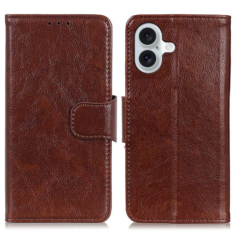 Nappa Texture Leather Case, For iPhone 16e, For iPhone 16 Pro Max, For iPhone 16 Pro, For iPhone 16 Plus, For iPhone 16, For iPhone 15 Pro Max